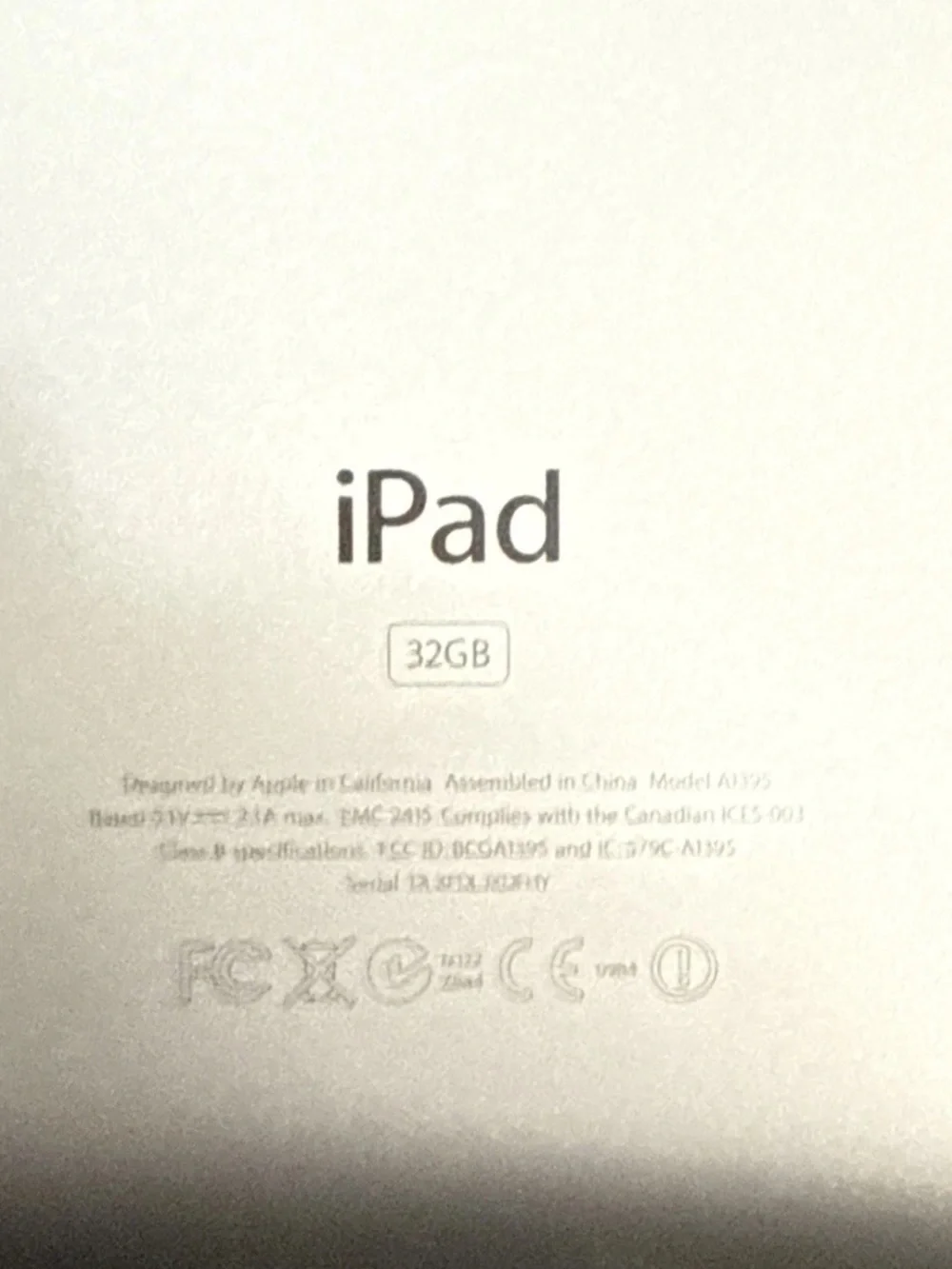 Apple iPad A1954 (6th Generation) 32GB 9.7” Display Space Gray